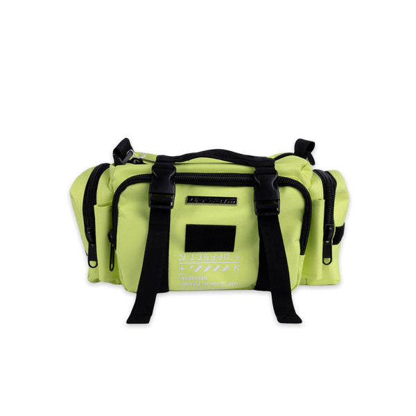 SHWA] TBG-05 Techwear Style Neon Yellow Mini Duffle Bag