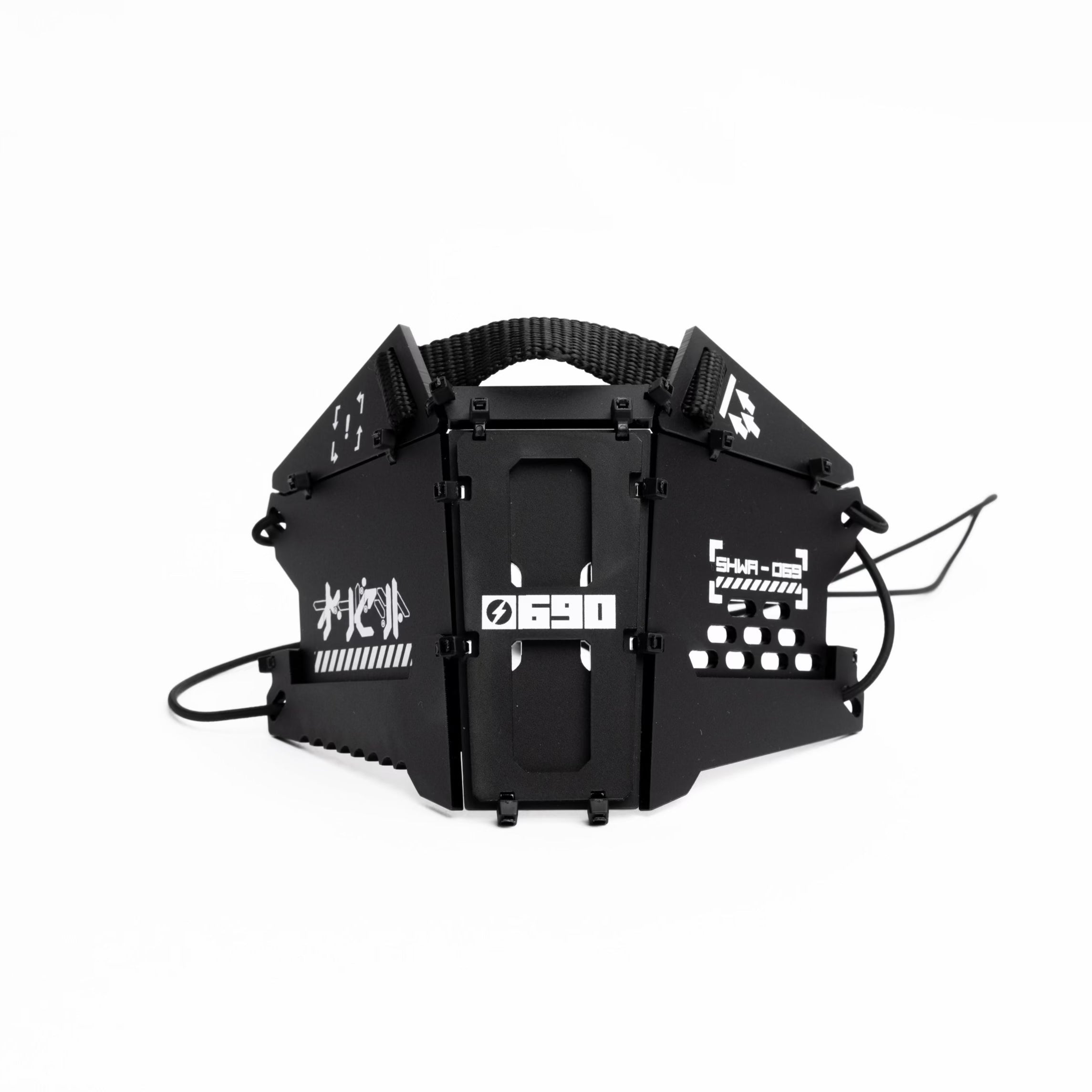 [SHWA] SW-02 Techwear Style Black Mask Cover