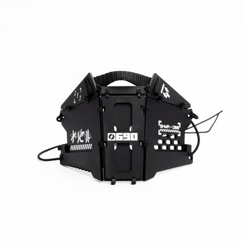 [SHWA] SW-02 Techwear Style Black Mask Cover