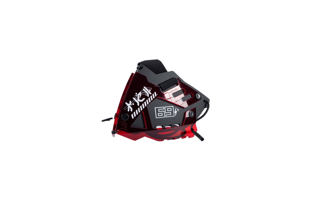 [SHWA] SW-01 Techwear Style QOZE Collab Mask Cover - Red