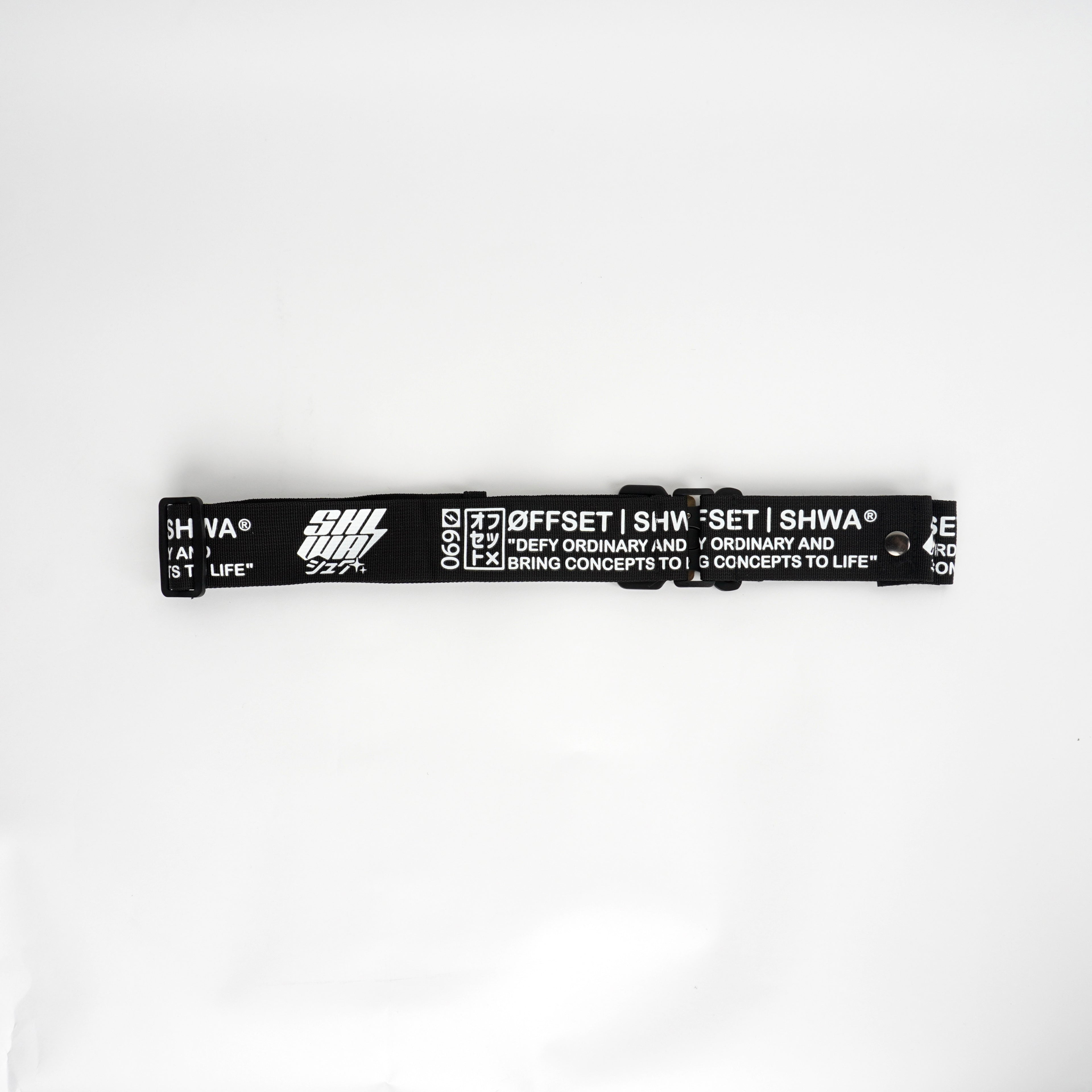 [SHWA] TBG-01 Techwear Style Clear Black Leg Bag (Bag & Strap ONLY)