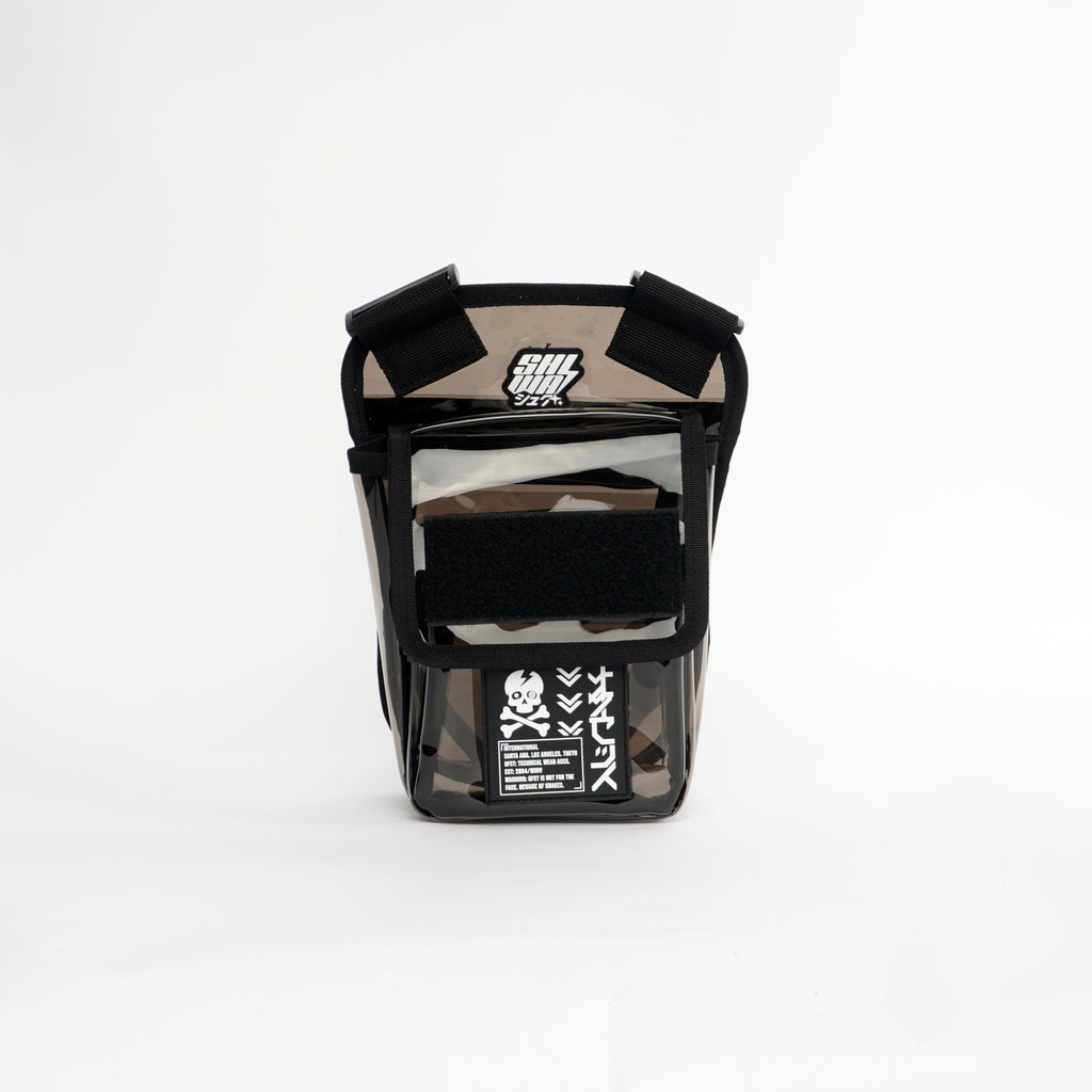 [SHWA] TBG-01 Techwear Style Clear Black Leg Bag (Bag & Strap ONLY)
