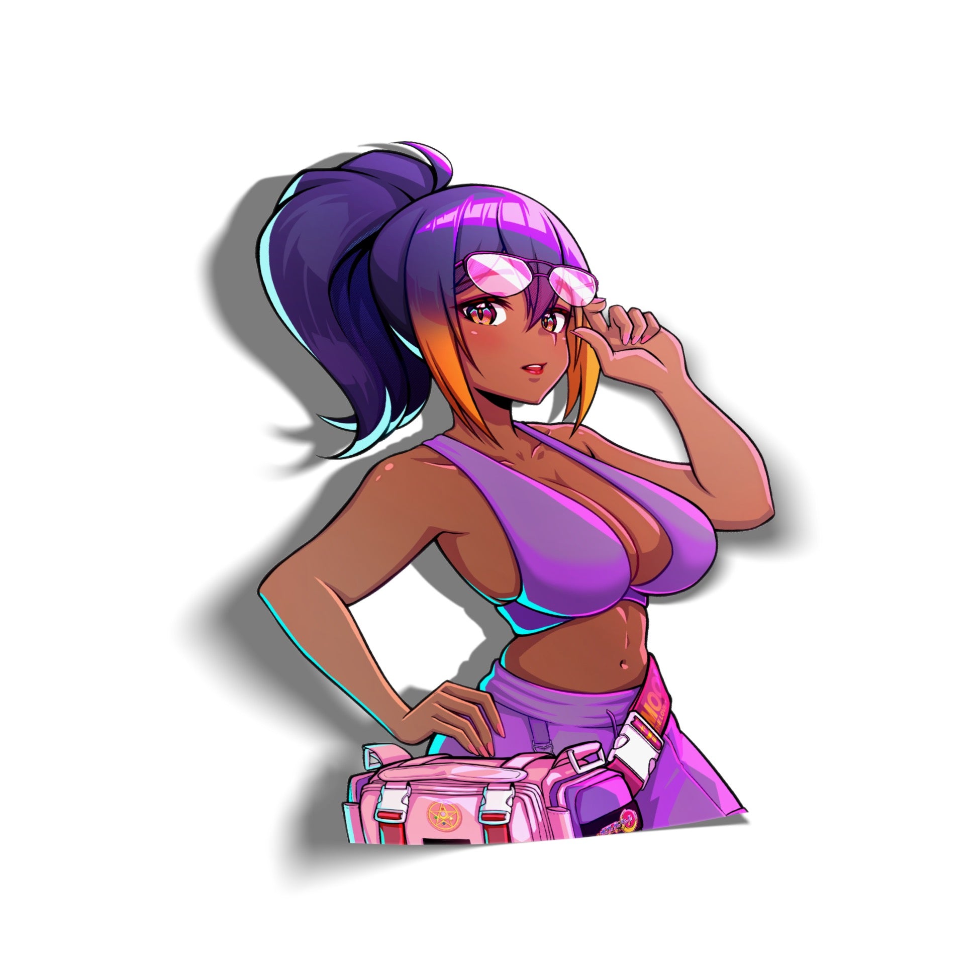 [MM] Collab Neon Girls Series Sticker