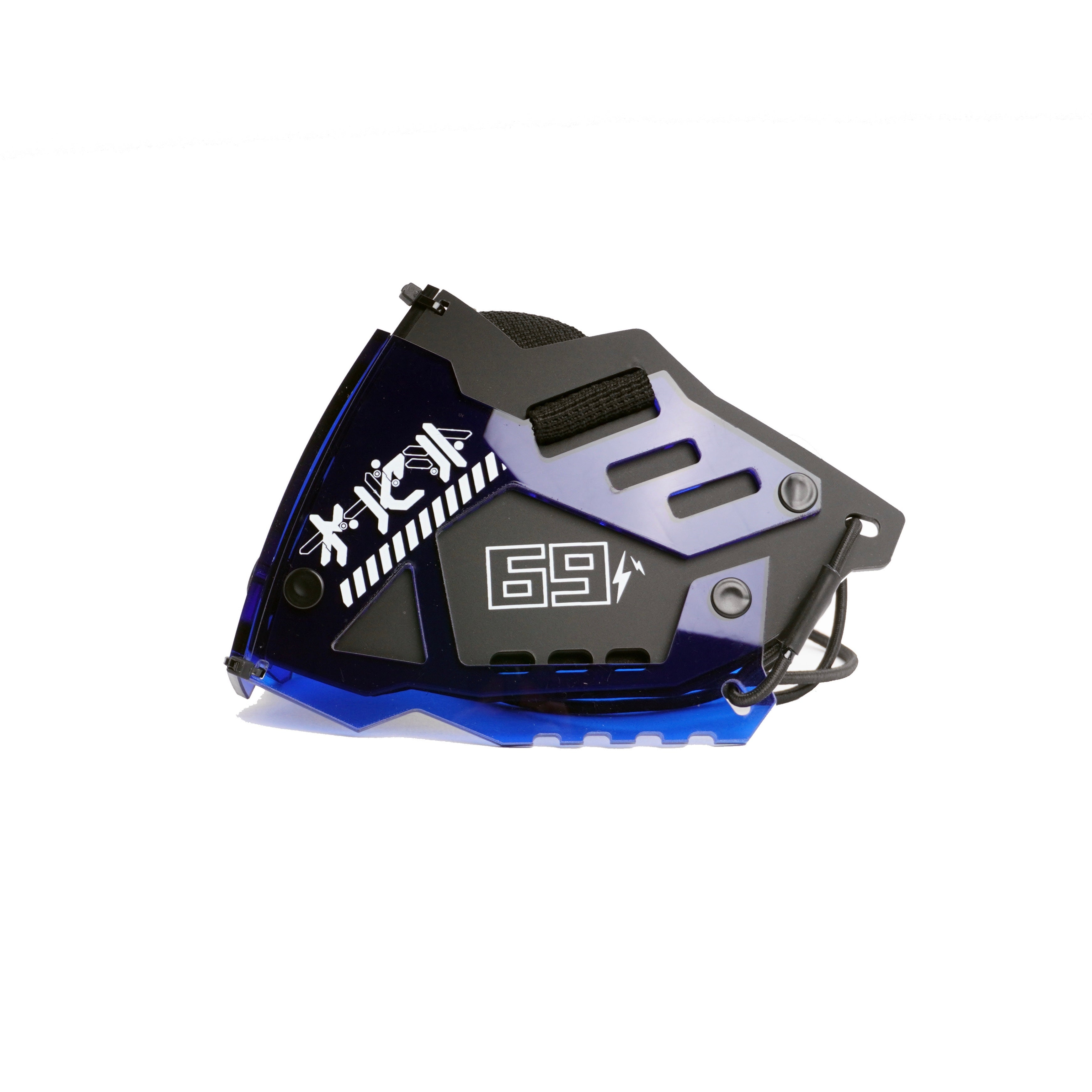 [SHWA] SW-01 Techwear Style QOZE Collab Mask Cover - Royal Blue