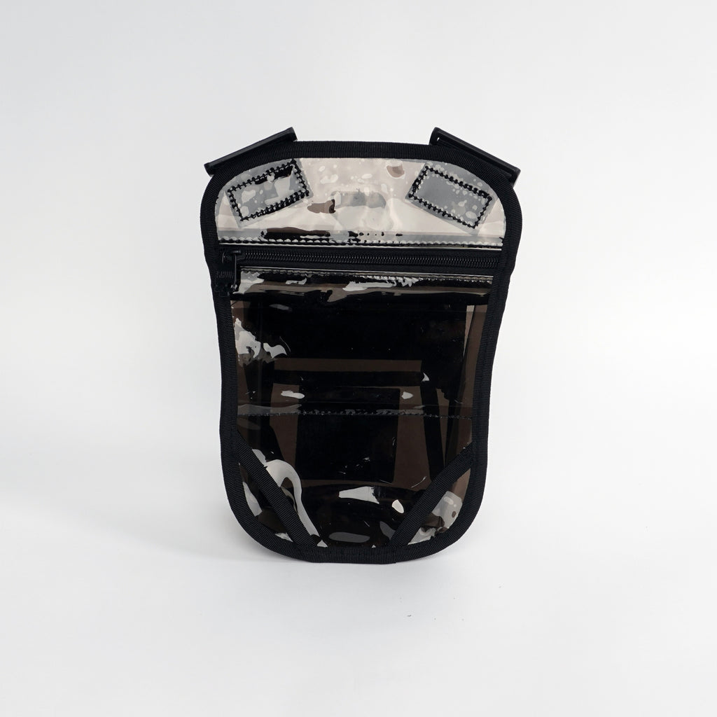 [SHWA] TBG-01 Techwear Style Clear Black Leg Bag (Bag & Strap ONLY)