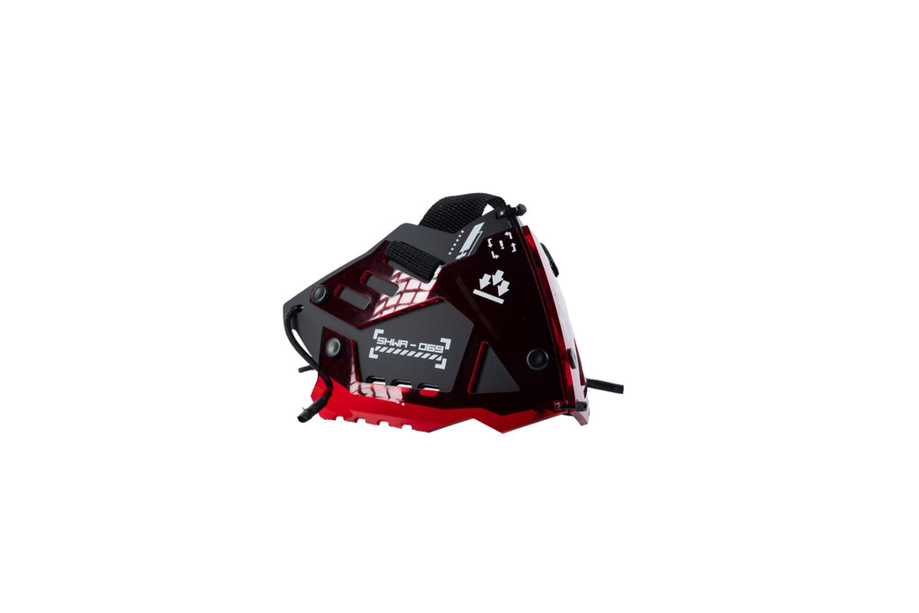 [SHWA] SW-01 Techwear Style QOZE Collab Mask Cover - Red