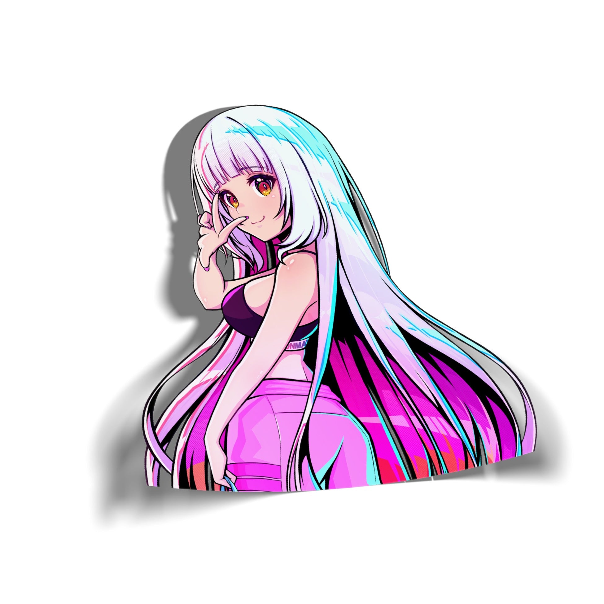 [MM] Collab Neon Girls Series Sticker