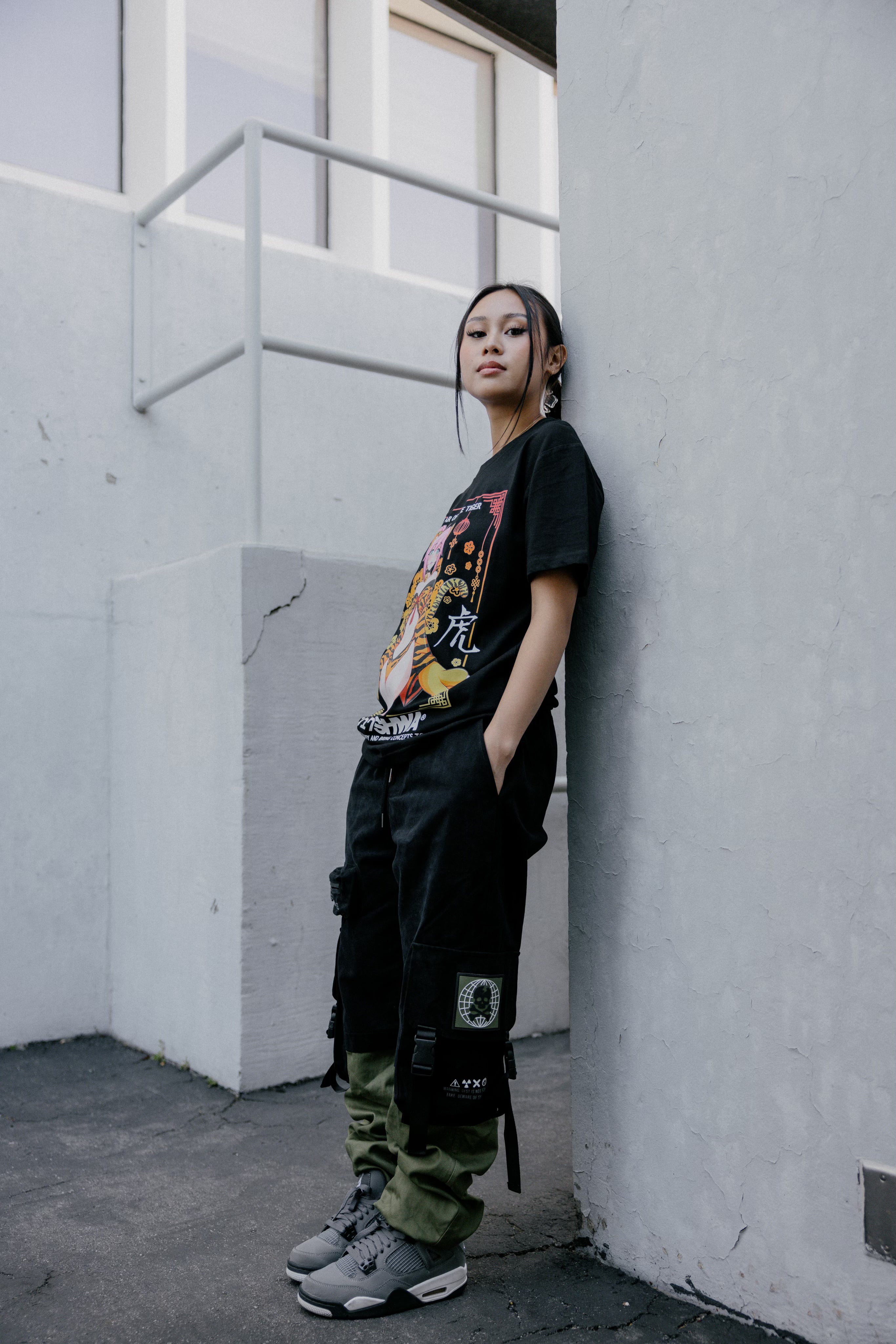 [SHWA] TP-01 Techwear Style Green Block Jogger [FINAL SALE]