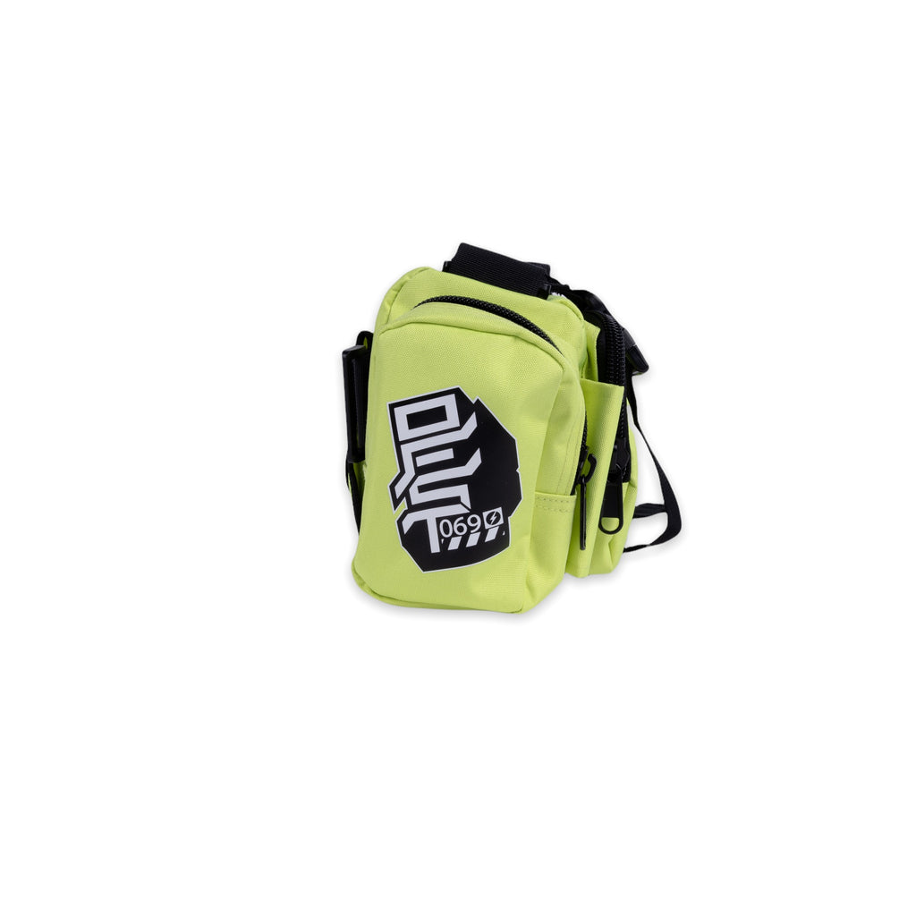 [SHWA] TBG-05 Techwear Style Neon Yellow Mini Duffle Bag