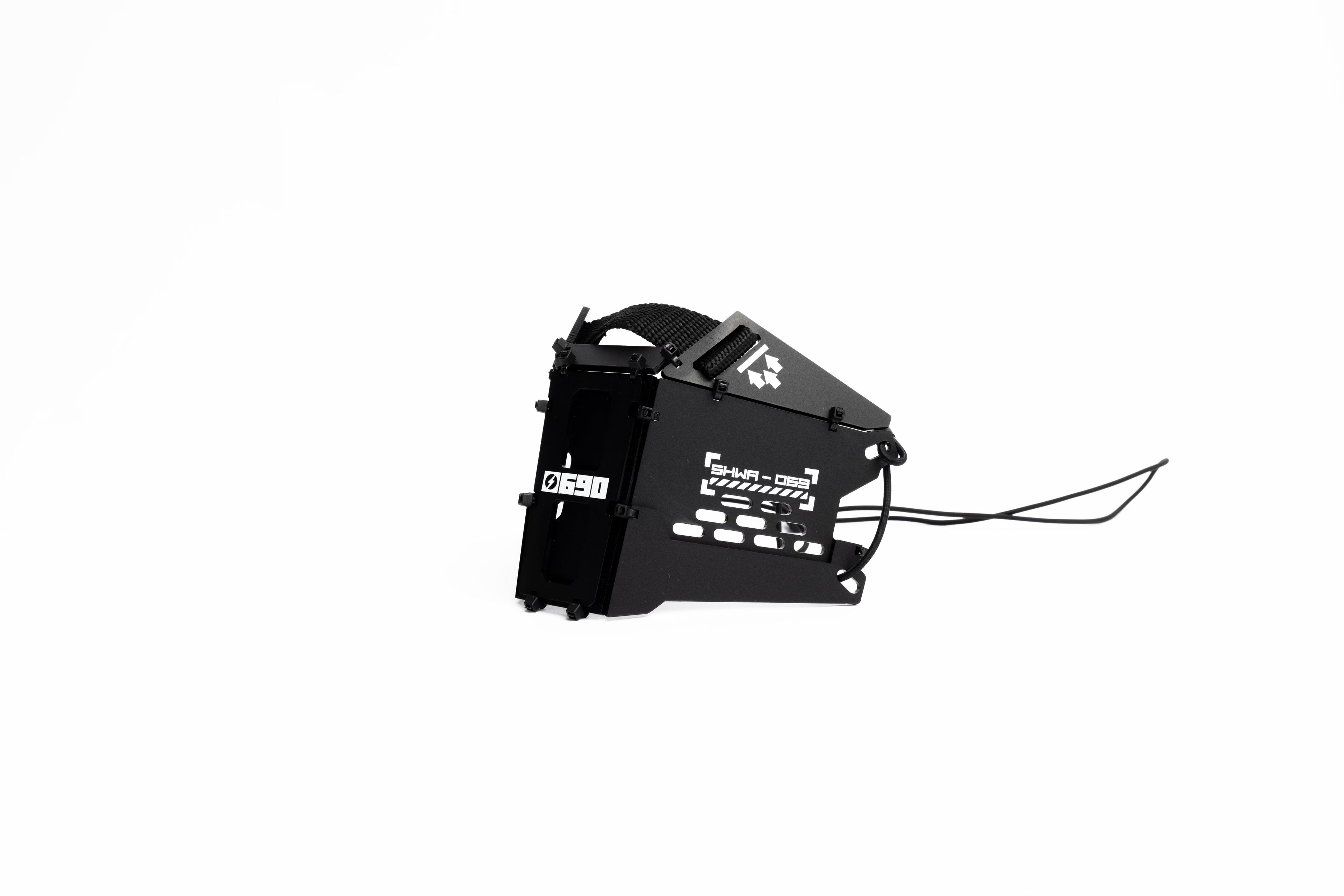 [SHWA] SW-02 Techwear Style Black Mask Cover