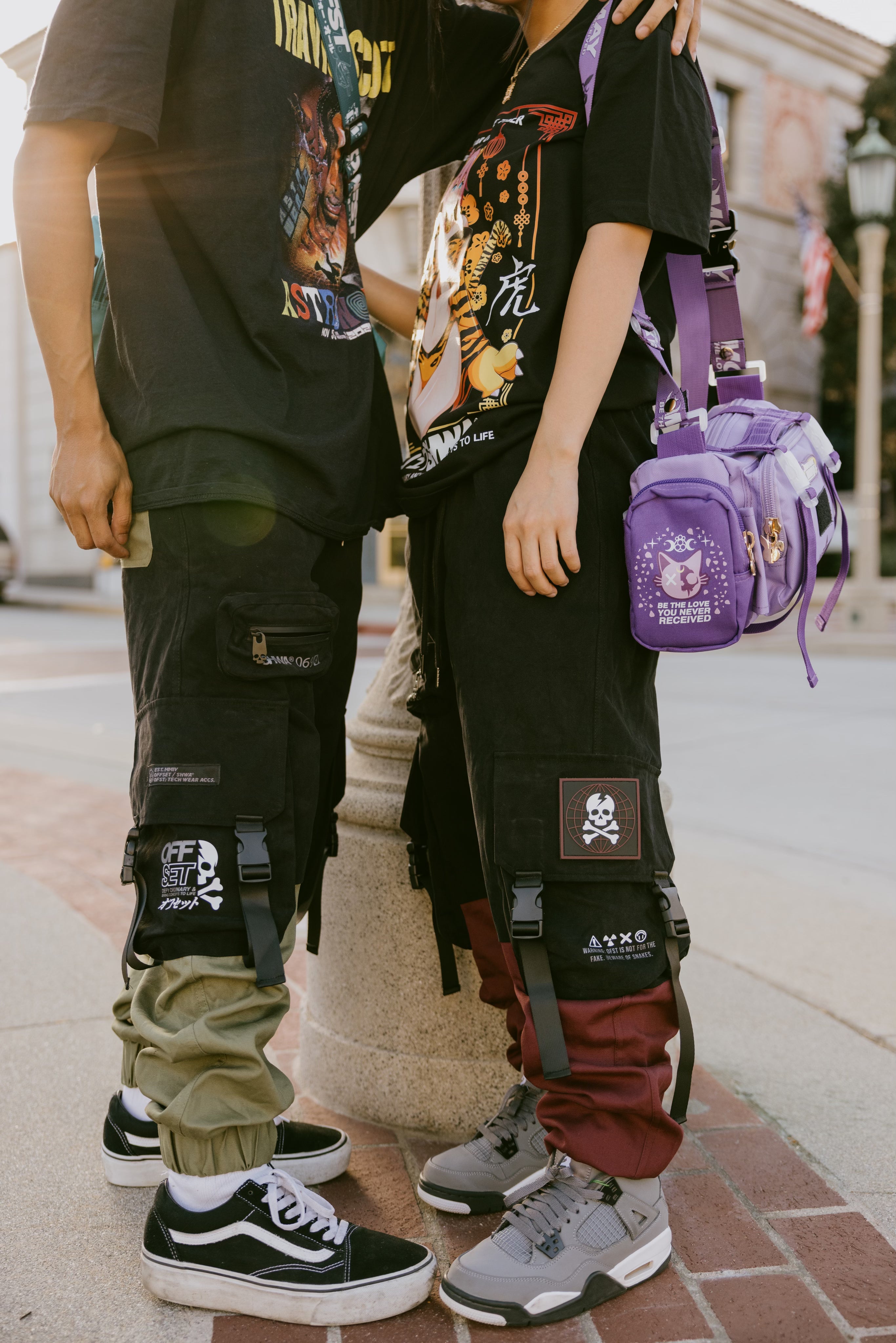 [SHWA] TP-01 Techwear Style Green Block Jogger [FINAL SALE]